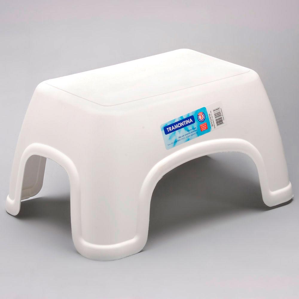 Banqueta Infantil Tramontina Catty Branca 36x25,5cm