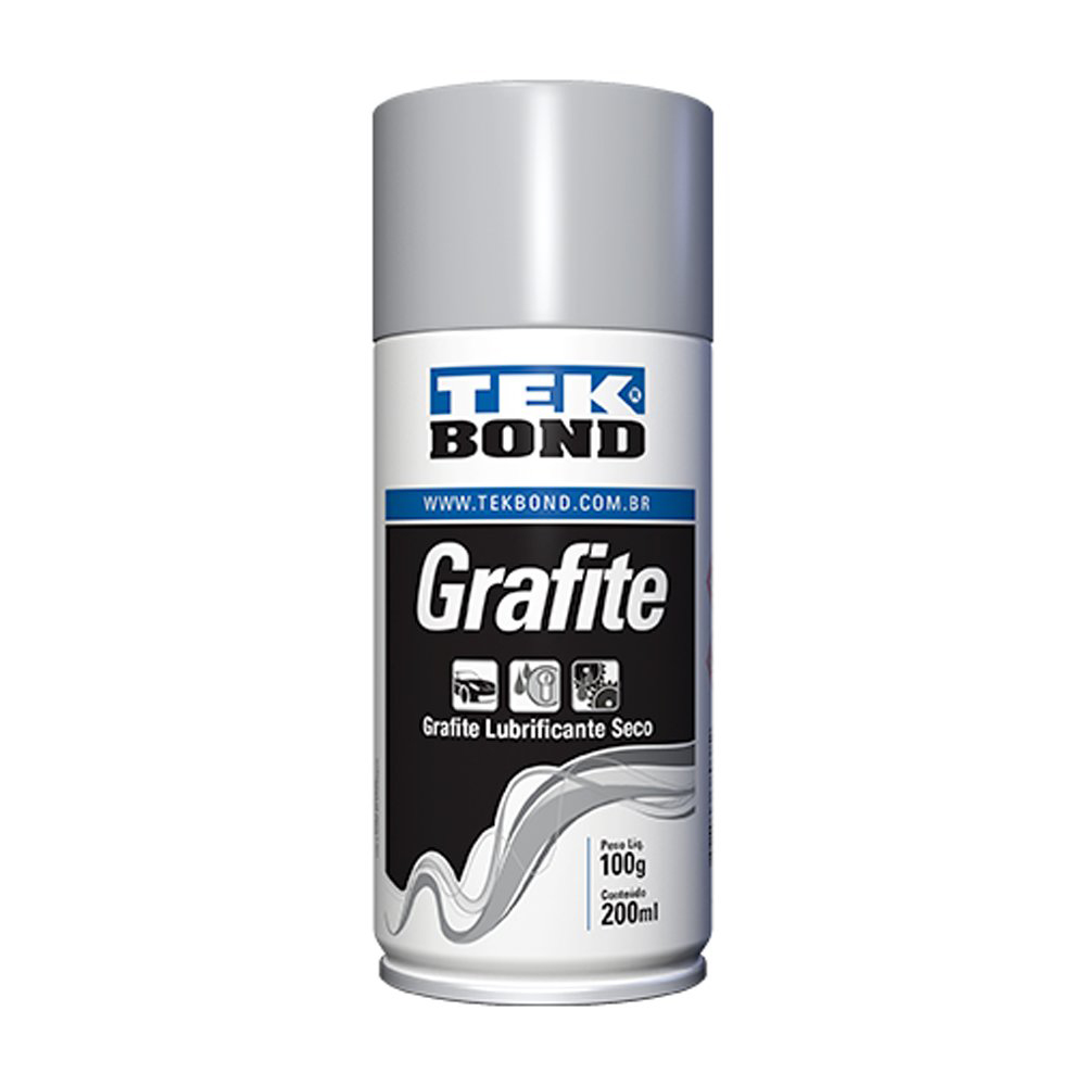 Grafite Lubrificante Seco Spray Tekbond 200ml