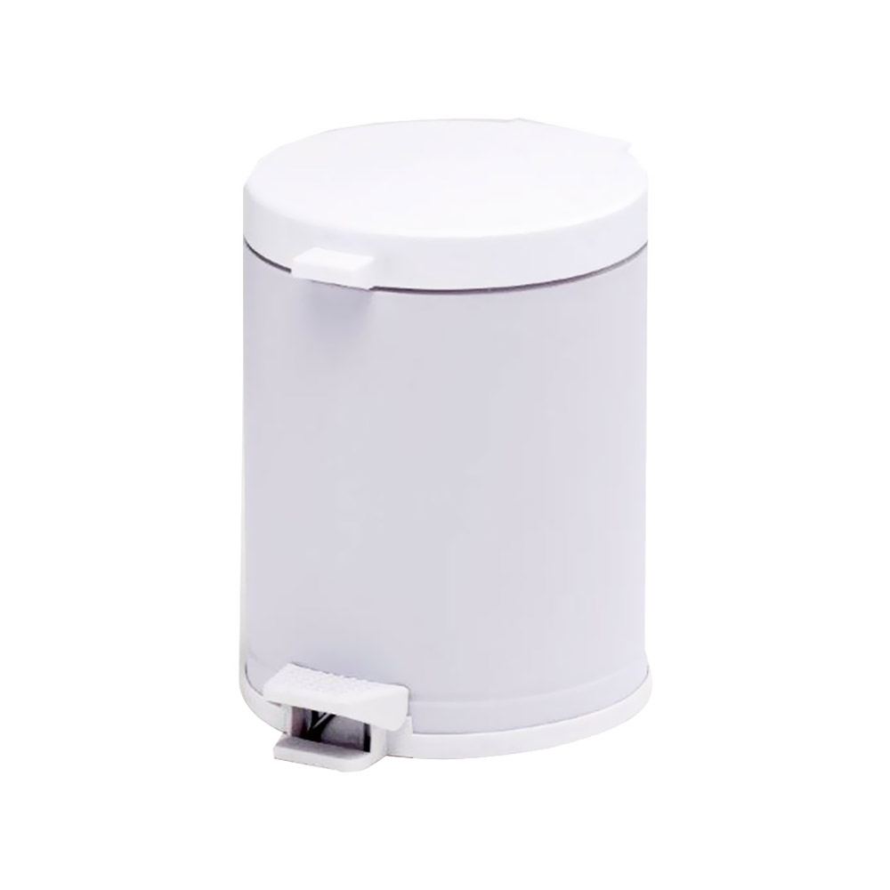 Lixeira de Aço com Pedal Branca Viel 10,5L