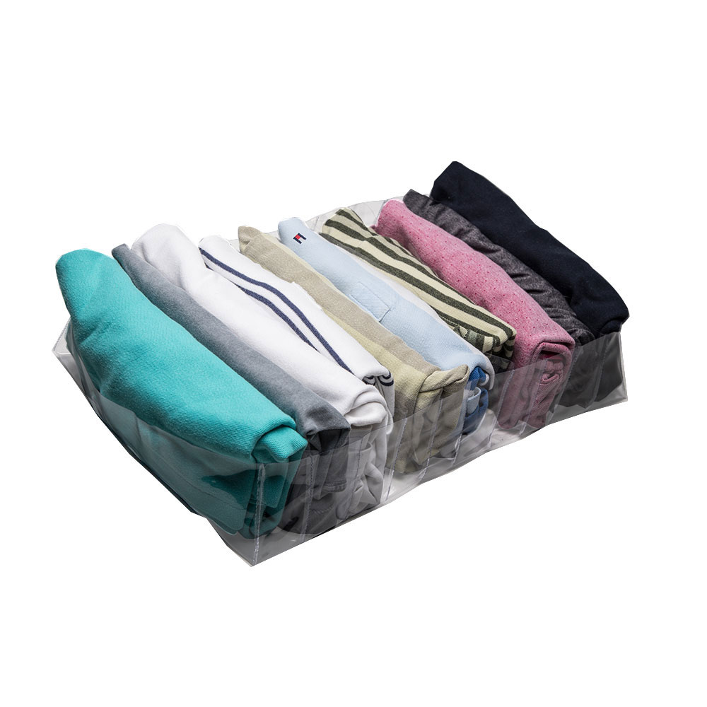 Organizador de Gaveta Colmeia Transparente 10 Divis&oacute;rias Praticita 30x43cm