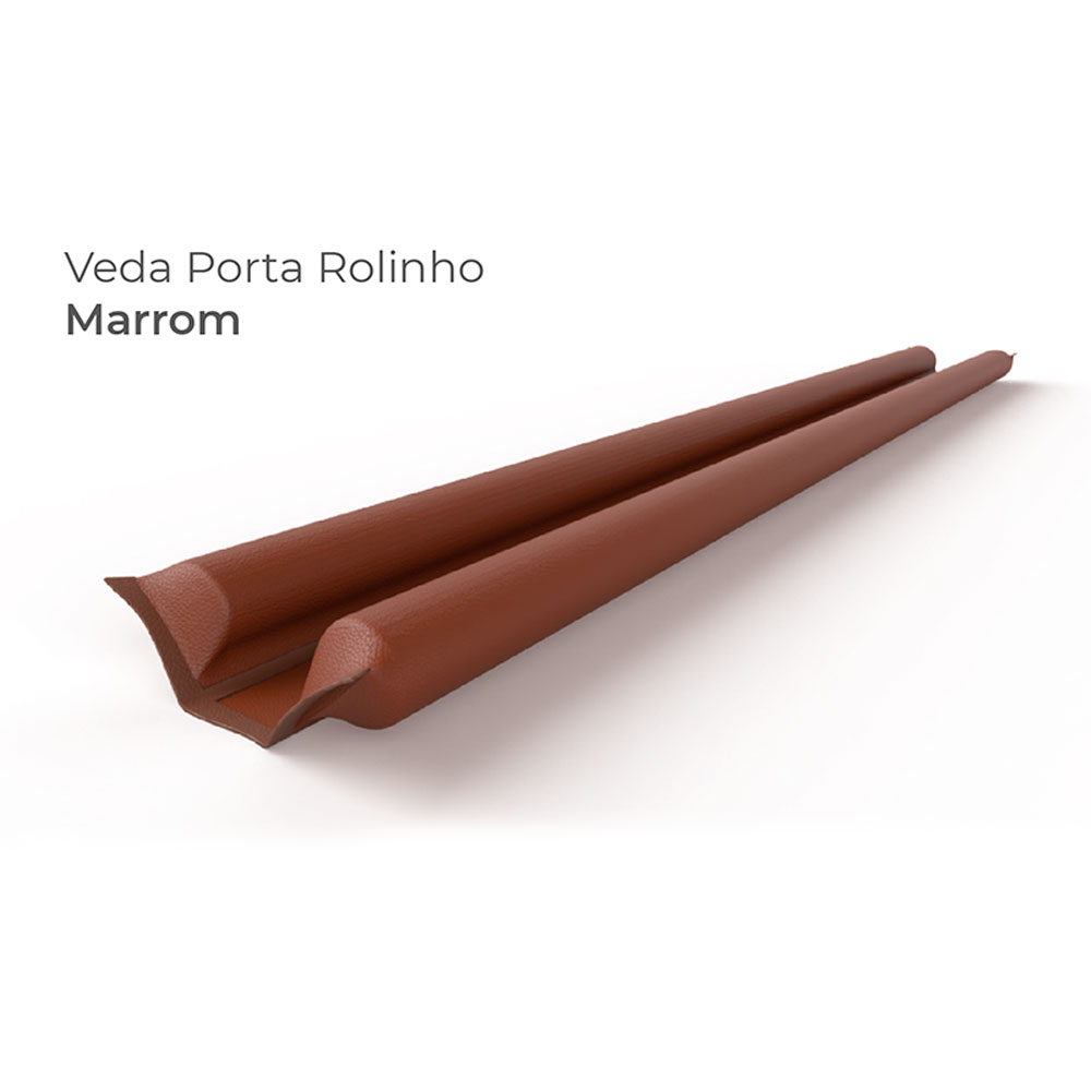 Protetor Veda Porta Rolinho Marrom Comfort Door 80cm