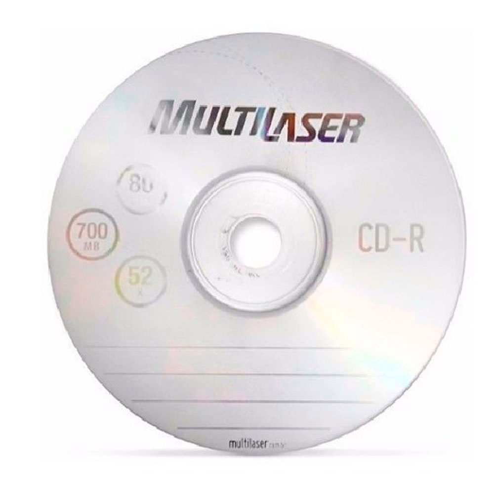 CD-R 700MB 52x Multilaser Avulso