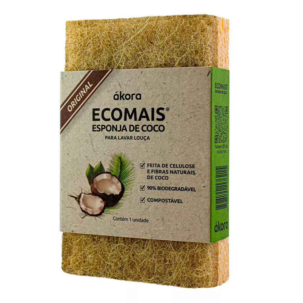 Ecomais Esponja de Coco Ákora