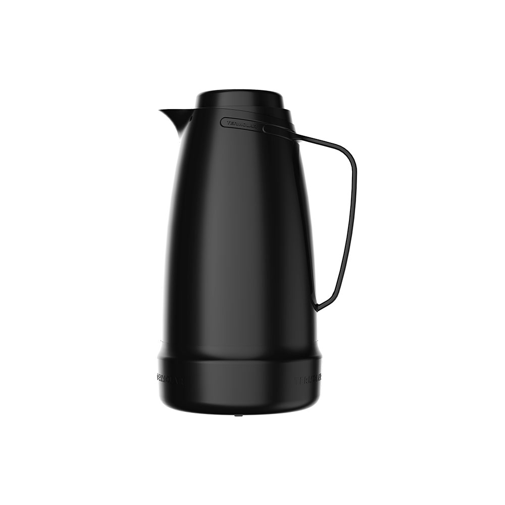 Bule Térmico de Plástico Preto de Rolha Dama Termolar 500ml