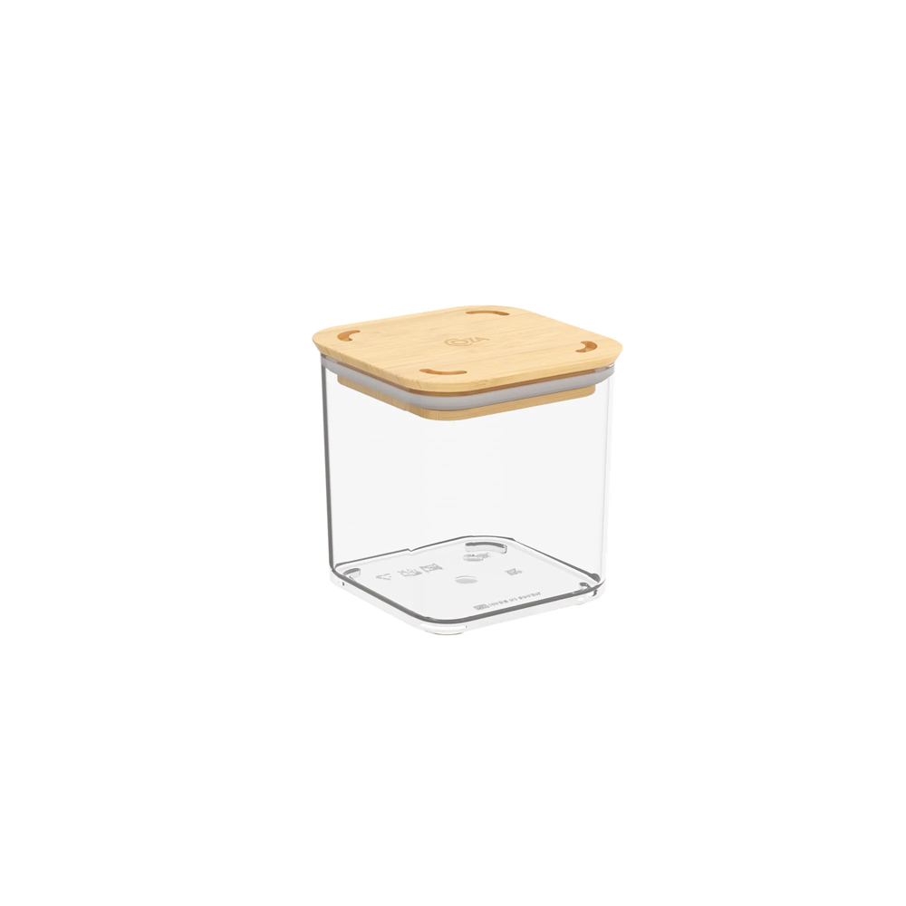 Pote Hermético Modo Bambu Coza Cristal 580ml
