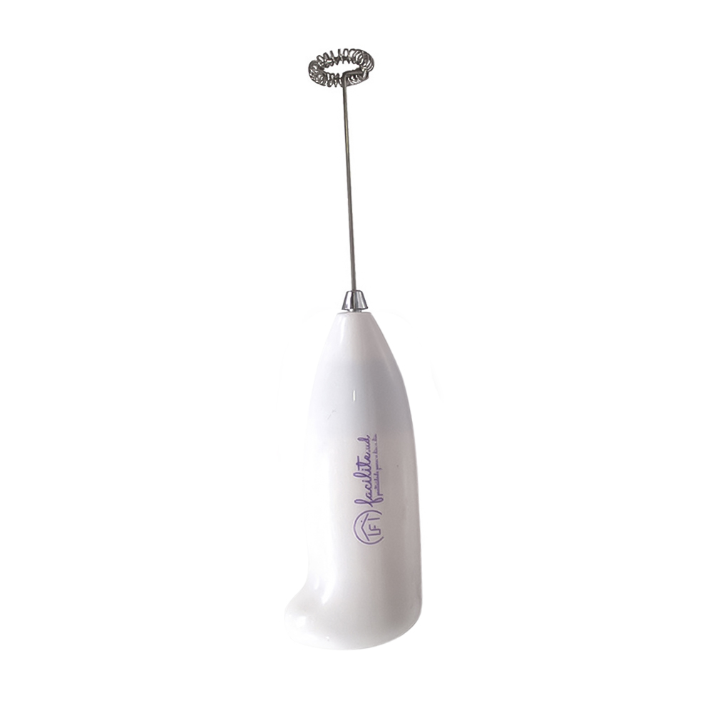 Mixer Misturador Manual Facilite Branco a Pilha