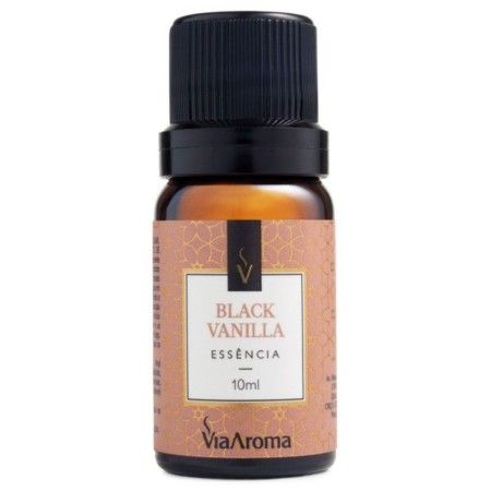 Essência Aromática Via Aroma Black Vanilla 10ml