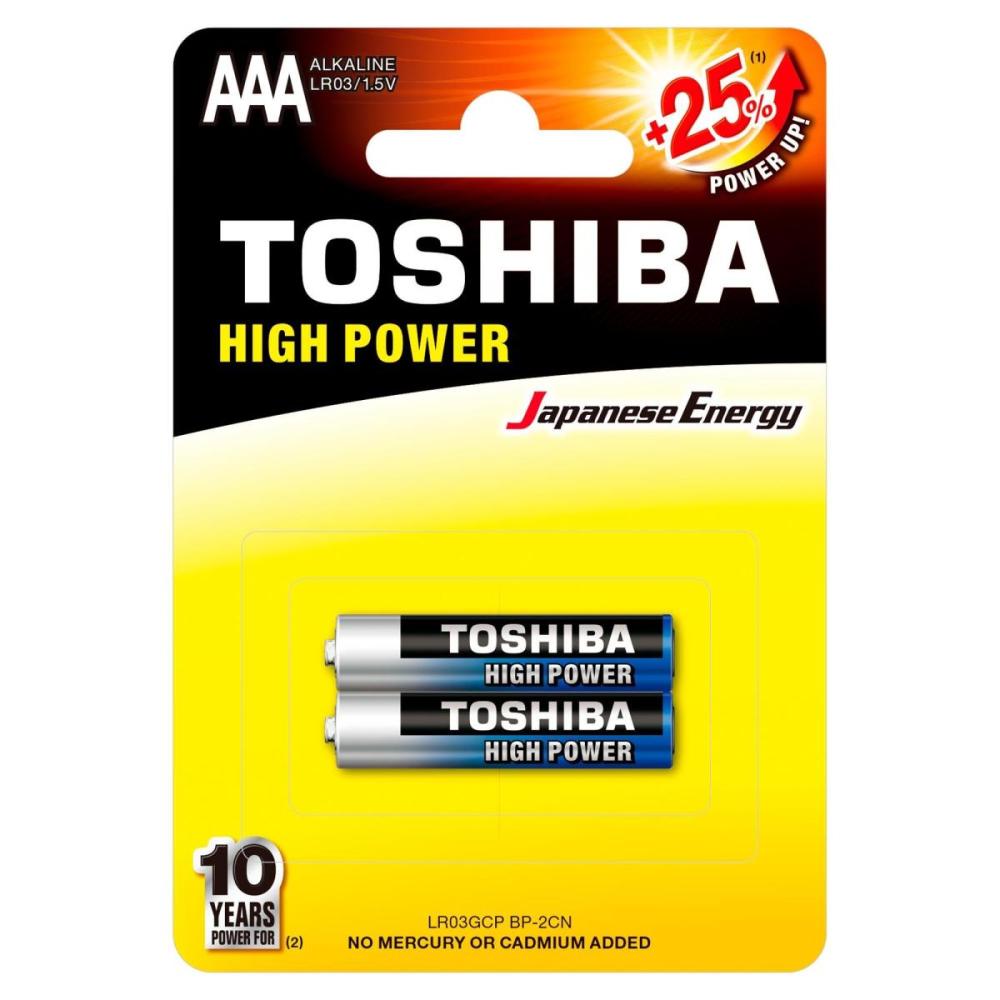 Pilha AAA Alcalina Toshiba 2 Unidades
