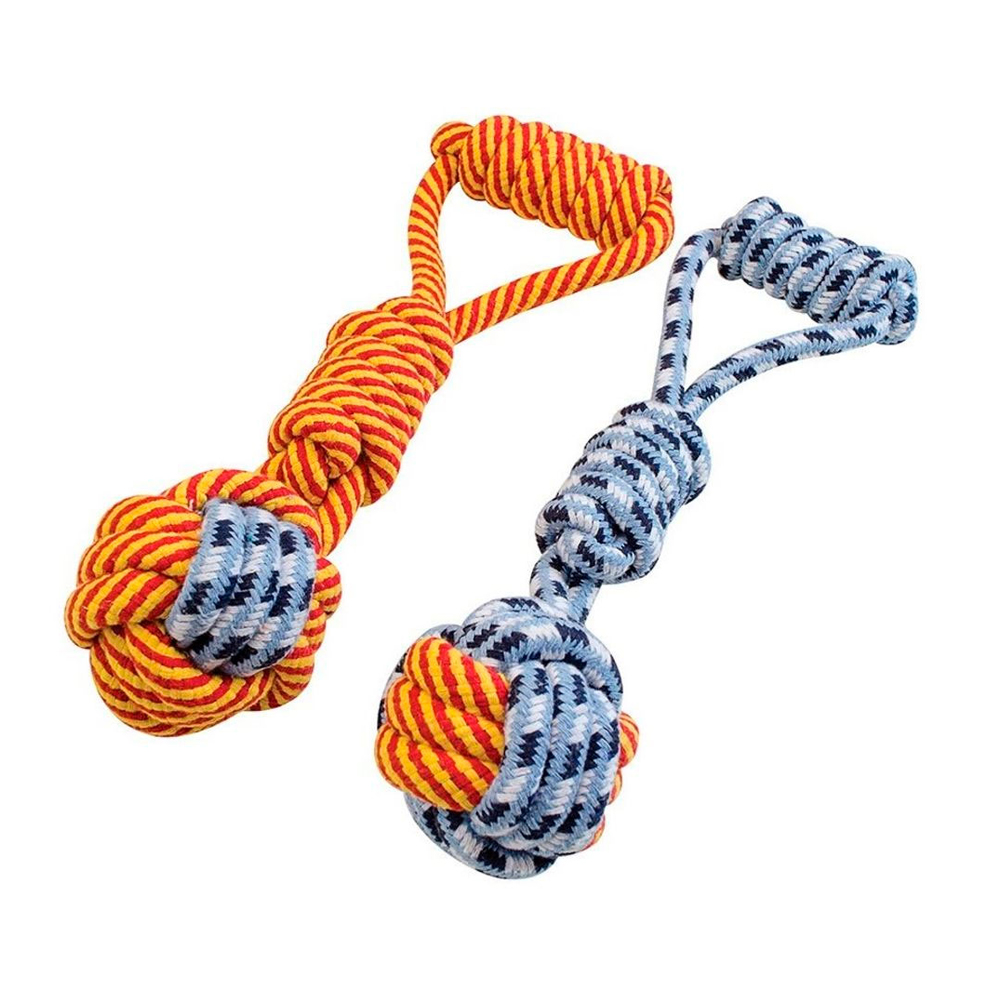Brinquedo para Cães No Rope Catchball Corda Chalesco