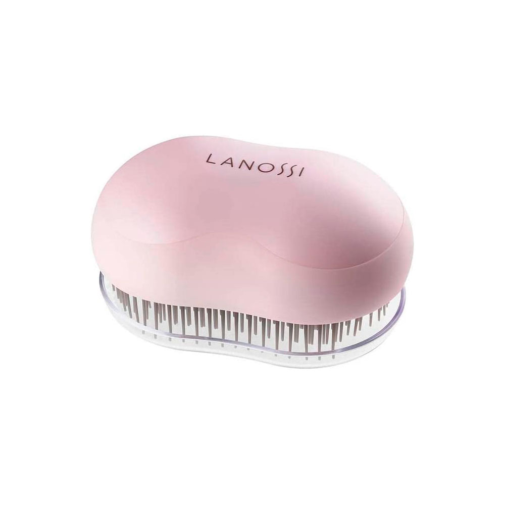 Escova de Cabelo Desembaraçante Pocket Rosa Lanossi
