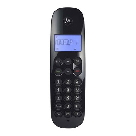 Telefone sem Fio Com Identificador de Chamadas MOTO700 Preto Motorola 2 Ramais