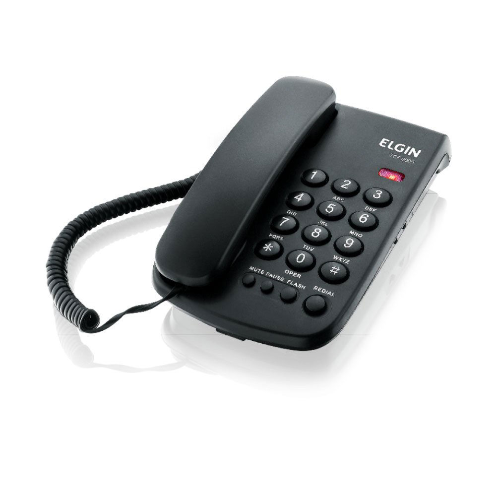 Telefone com Fio TCF2000 Preto Elgin