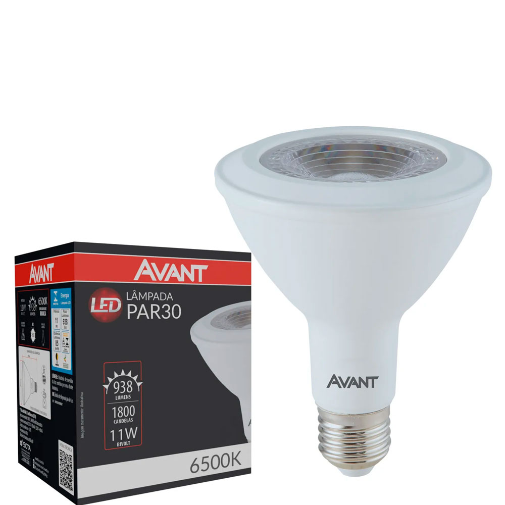Lâmpada PAR30 de Led 11W Branca 6500K Bivolt Avant