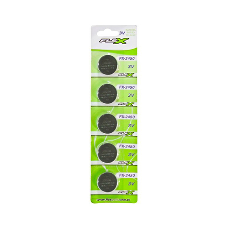 Bateria Botão Lithium FX2450 Flex 3V - 1 Unidade