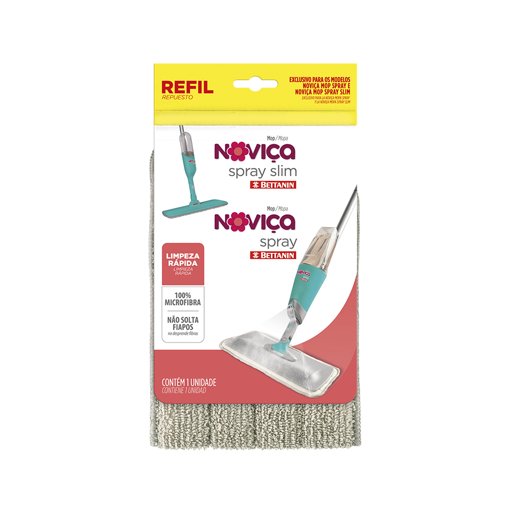 Refil Mop Noviça Spray Microfibra Bettanin