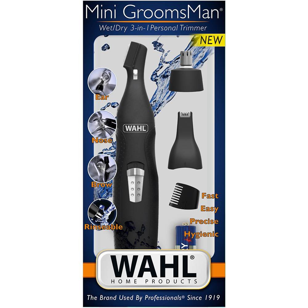 Aparador de Pêlos Faciais 3 em 1 GroomsMan Trimmer