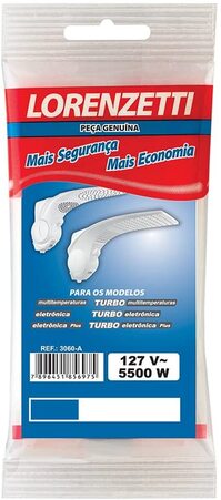 Resistência 127V 5500W Duo Shower 3060-A Lorenzetti 7589101