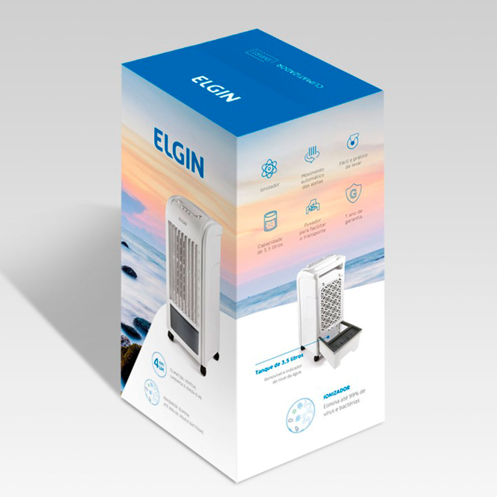 Climatizador de Ar Branco Elgin 3,5L - 127V