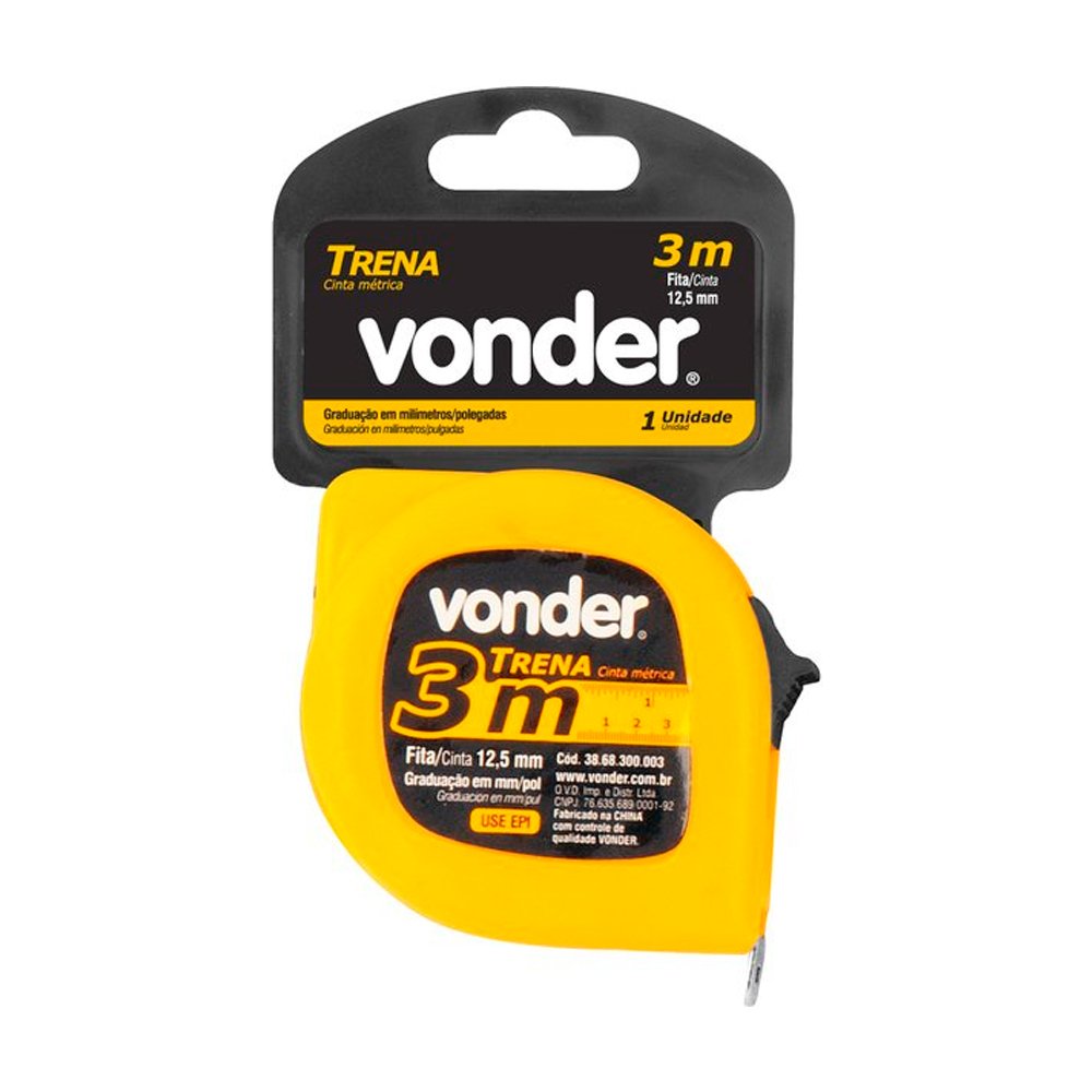 Trena de Aço Vonder 12,5mmx3m