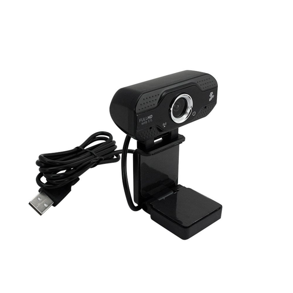 Webcam para Videoconferência FullHD 1080p 30FPS 5+