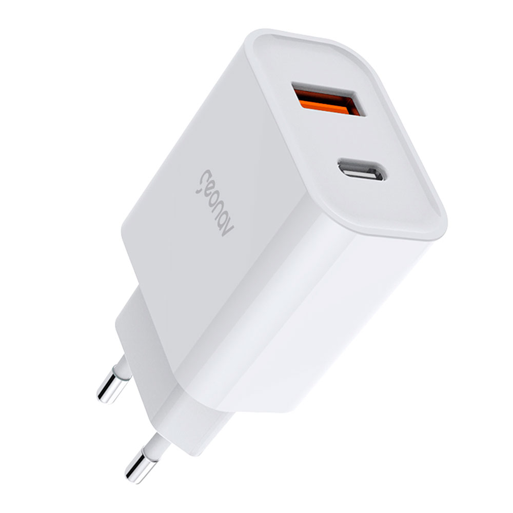 Carregador de Parede Power Delivery USB/USB-C Geonav Bivolt