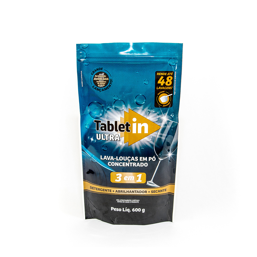 Lava-Lou&ccedil;as em P&oacute; Concentrado 3 em 1 Tabletin 600g