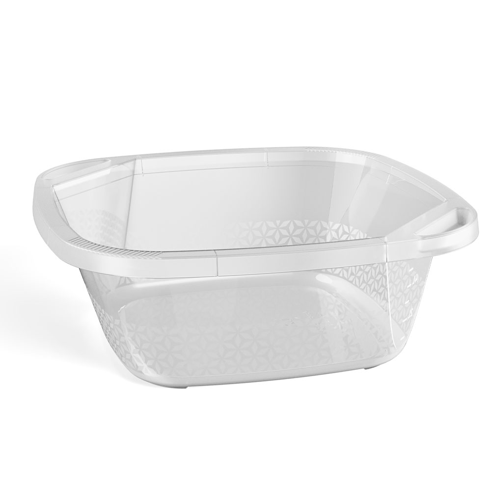 Bacia de Plástico Transparente UZ 8,5L