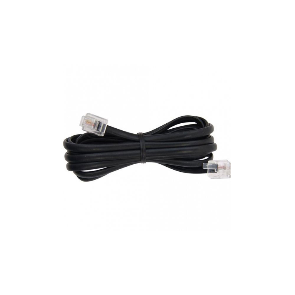 Extensão Cabo de Telefone 4 vias RJ11 Preto Interneed 5m