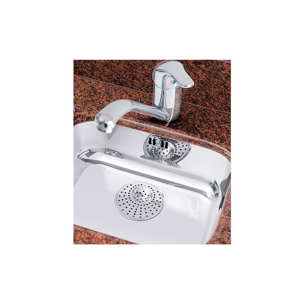 Ralo para Pia Verona em Aço Inox Brinox 11,5cm