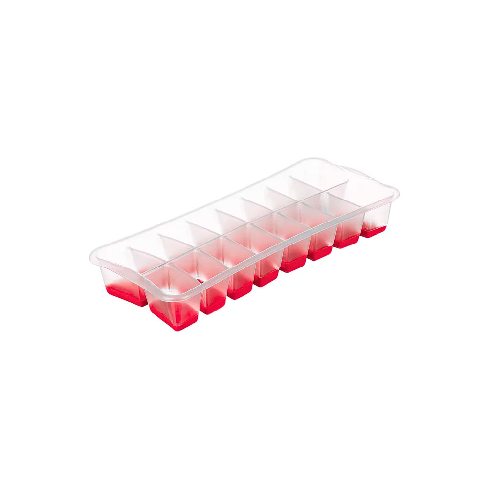 Forma de Gelo com Fundo de Silicone Vermelho Sanremo