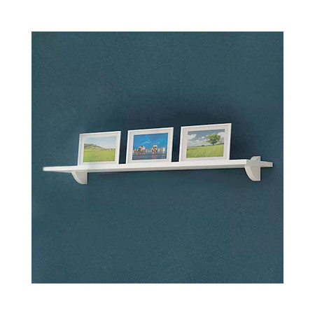 Prateleira MDP Branca com Suporte Tucano Metaltru 25x38,5cm
