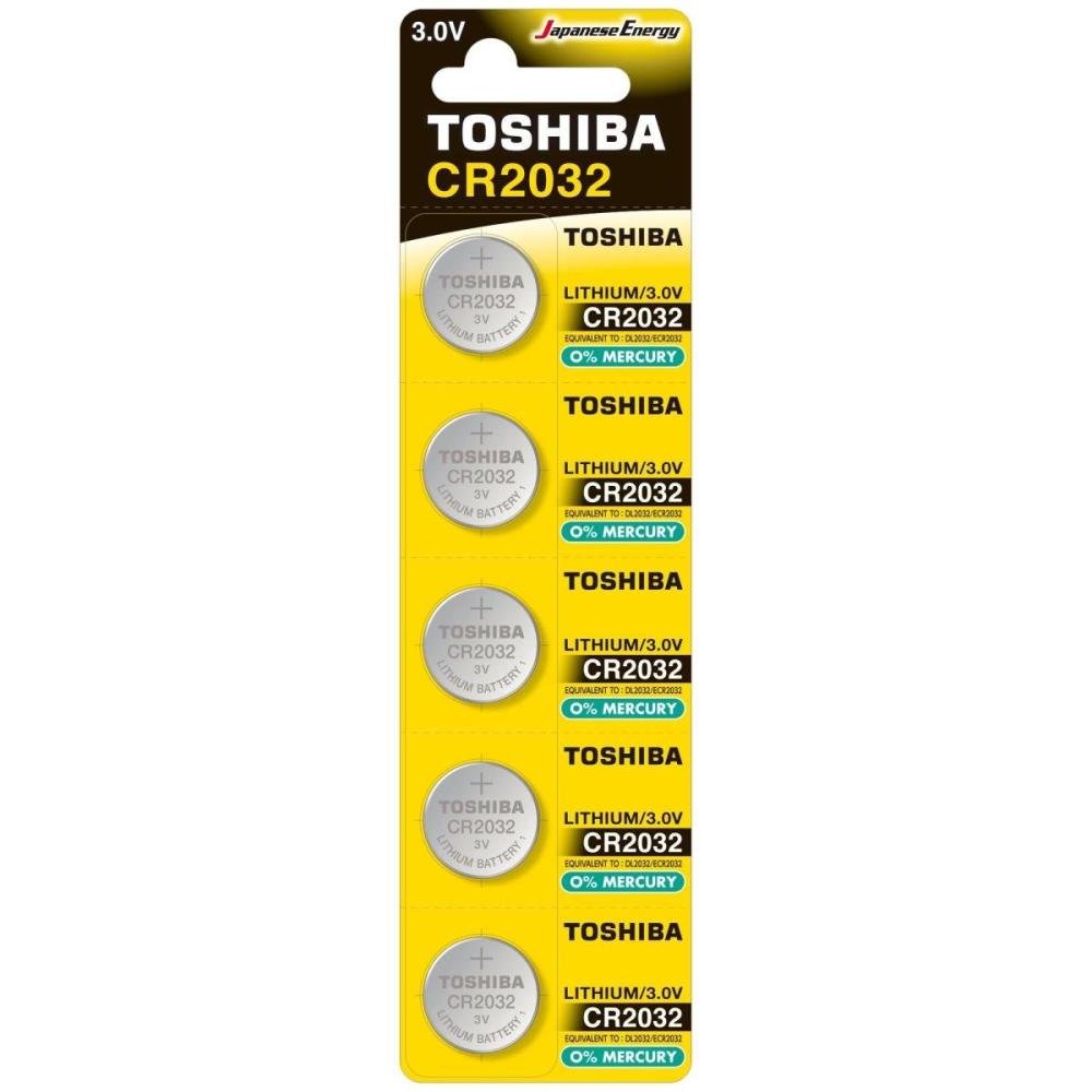 Bateria CR2032 lithium 3V CT1 Toshiba