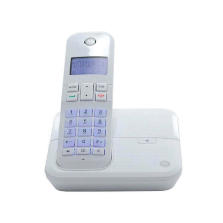 Telefone sem Fio Com Identificador de Chamadas MOTO400 Branco Motorola