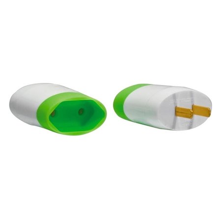 Adaptador de Tomada Redondo para Chato 2P Daneva 10A