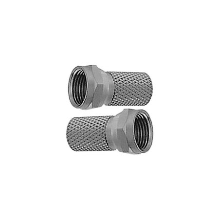Conector F Rosca para Cabo Coaxial RG6 Interneed 2 Unidades