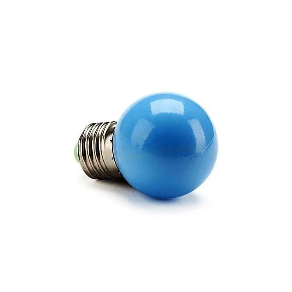 Lâmpada Bolinha Incandescente Azul Sadokin 15W - 220V