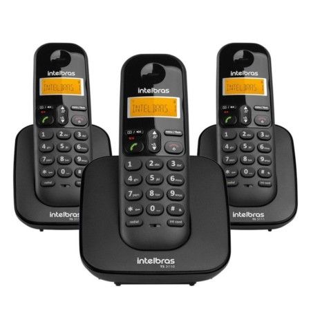 Telefone sem Fio TS 3113 Preto Intelbras