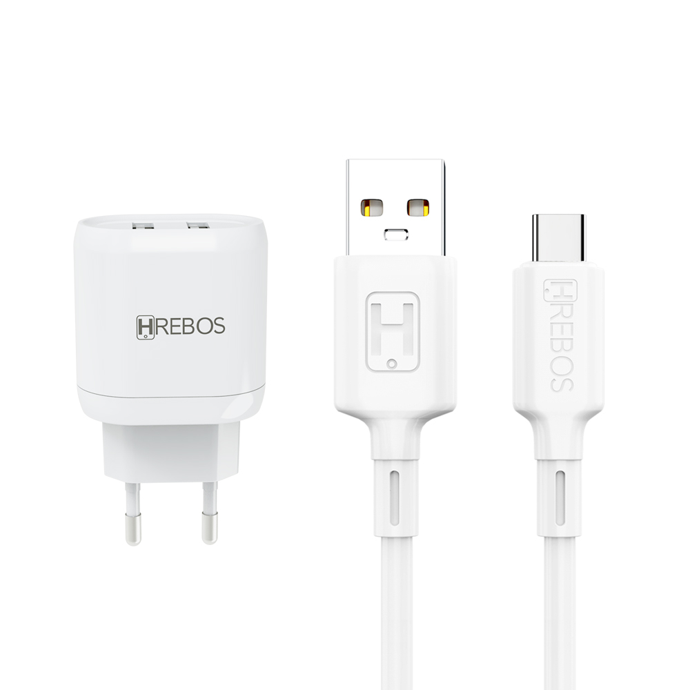 Carregador USB tipo C 15W - Hrebos