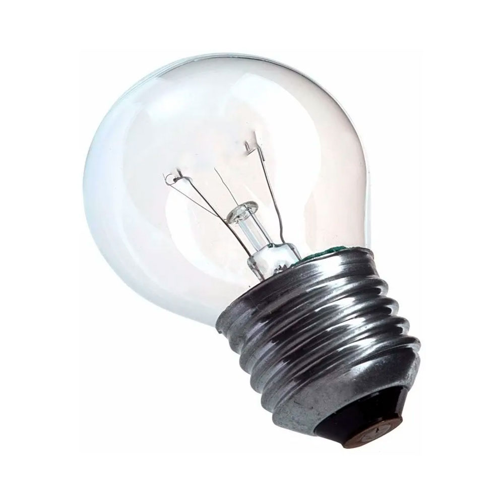 Lâmpada Bolinha Incandescente Clara E27 Brasfort 15W - 127V