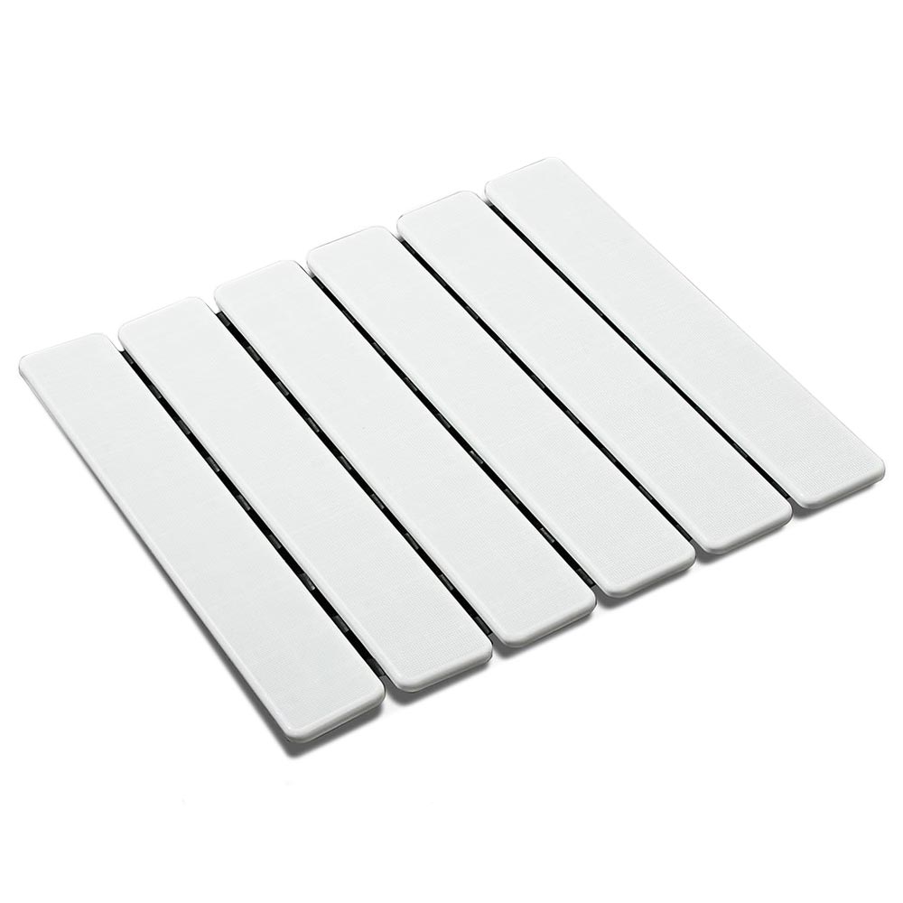Tapete Antiderrapante para Box Branco Cobalto