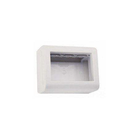 Caixa + Tampa de Sobrepor 3 Postos Lizflex Branco Tramontina