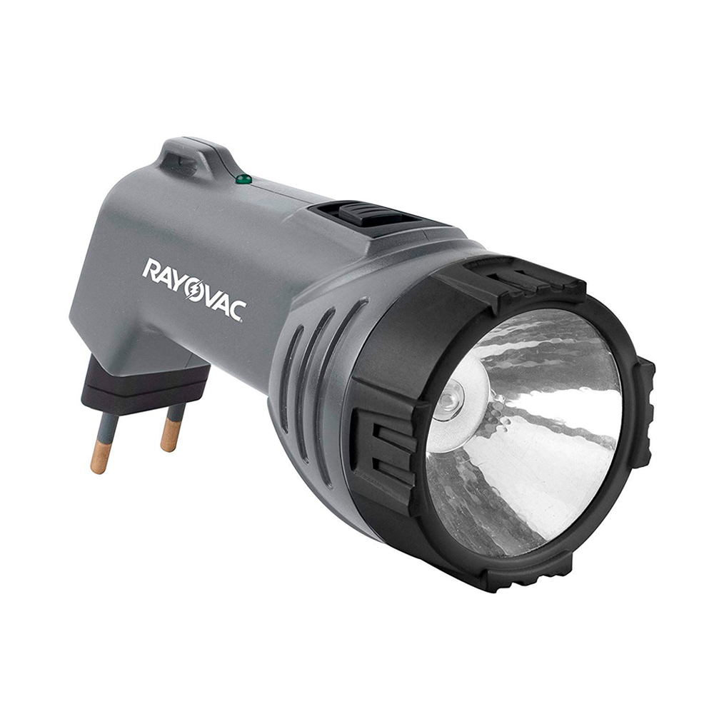 Lanterna Recarregável Super Led Cinza Rayovac Bivolt