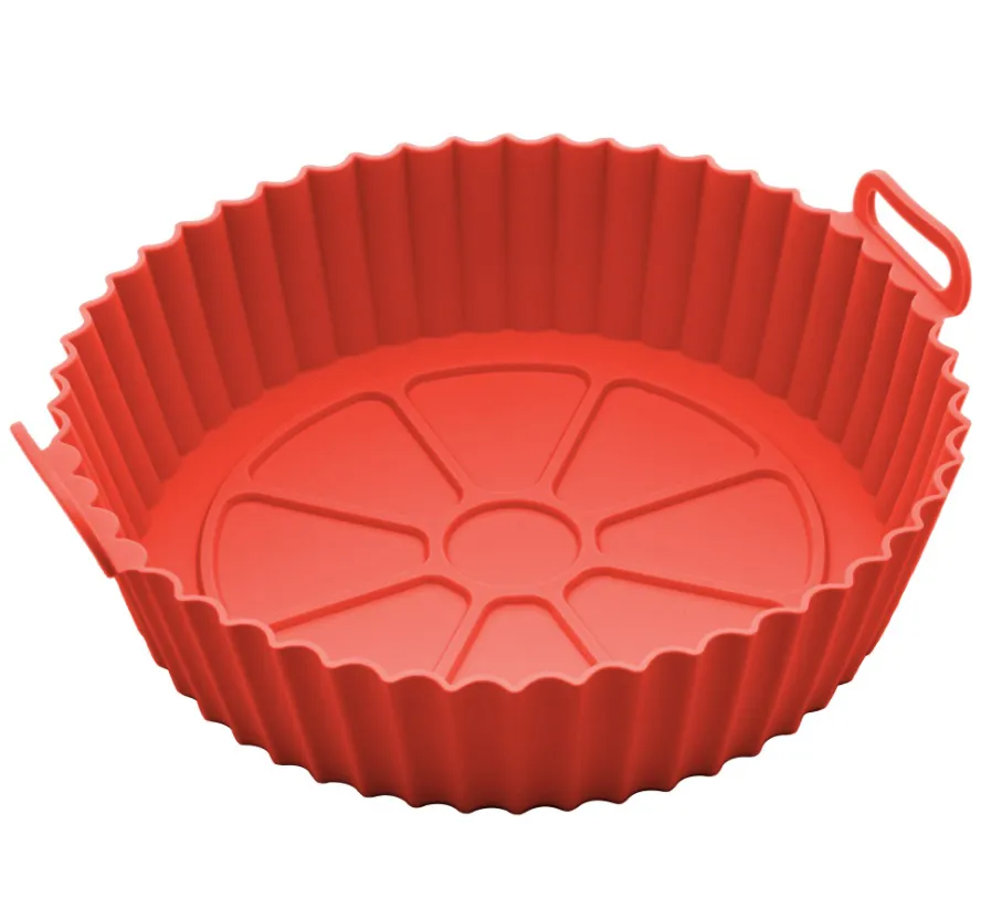 Forma para Fritadeira Air Fryer 20cm Redonda de Silicone Uny Gift