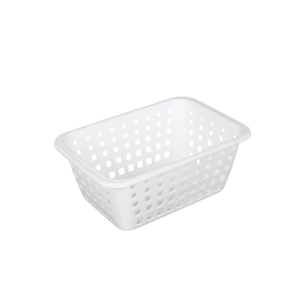 Cesto Organizador de Plástico Branco Ordene 31x21,4cm