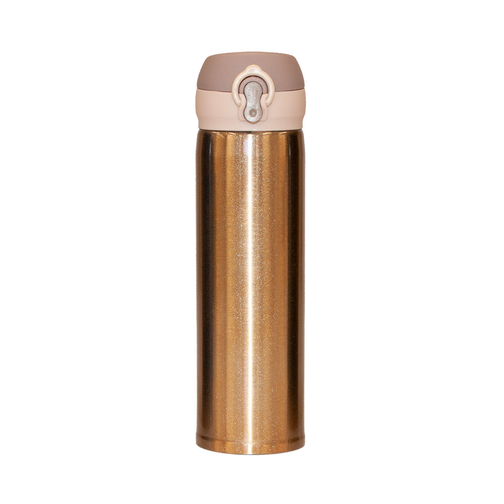 Garrafa Térmica Inox Dourada Multiwork 350ml