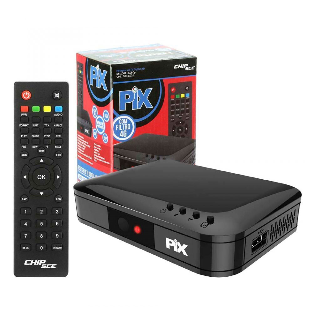 Conversor e Gravador Digital para Tv HD Pix