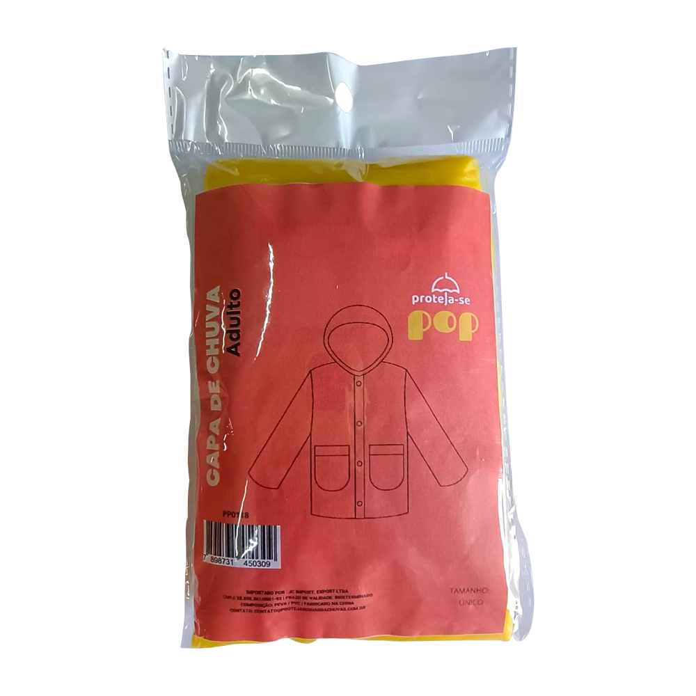 Capa de Chuva Adulto em PVC Proteja-se