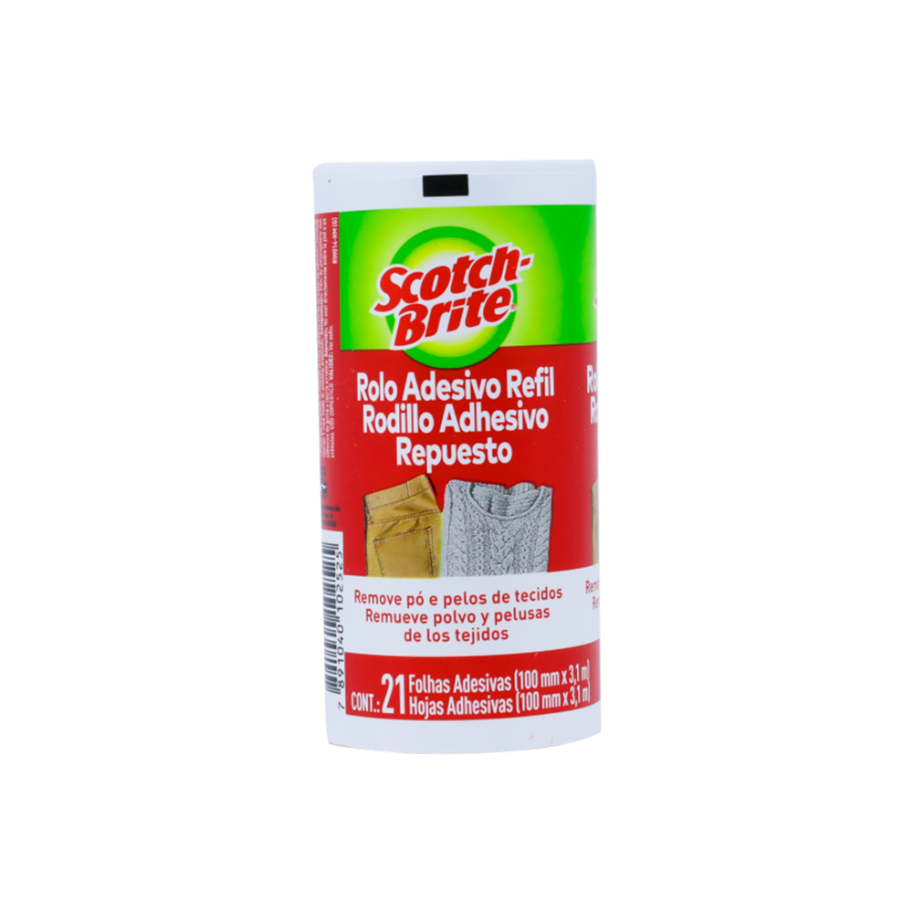 Refil Rolo Adesivo Scotch Brite 20 folhas 3M