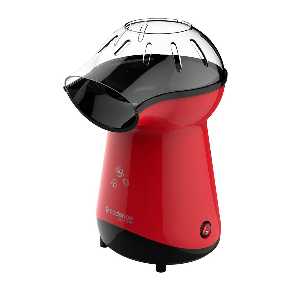 Pipoqueira Elétrica Cadence Pop Movie Vermelha 220V