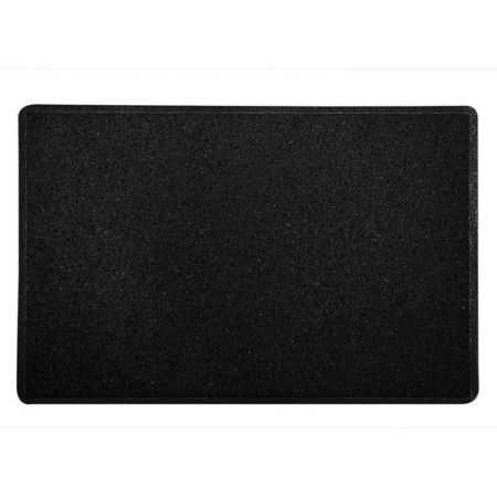 Capacho Vin&iacute;lico Silver Preto Kapazi 40 x 60cm